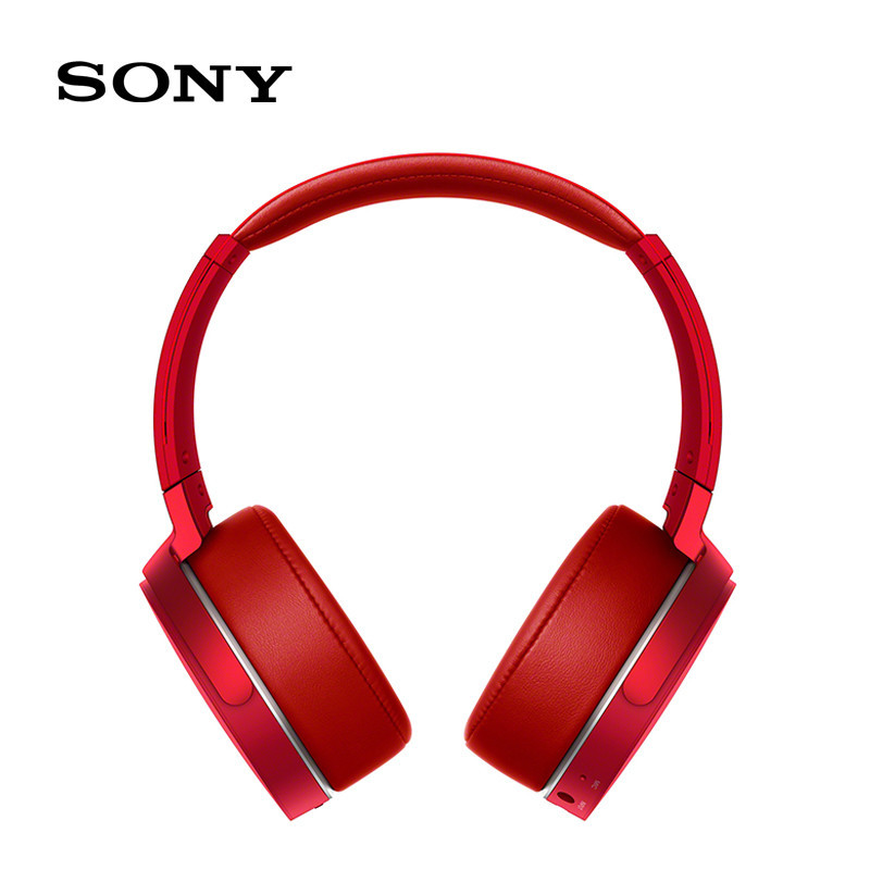 Sony/索尼 MDR-XB950B1头戴式无线蓝牙耳机立体声强劲重低音耳麦 红色