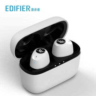 Edifier/漫步者 W2蓝牙耳机双耳真无线迷你超小隐形耳塞式运动跑步微型入耳式耳机 白色