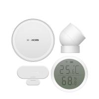 华为 HUAWEI 智选生态产品 豪恩智能安防家庭套装(多功能网关+人体传感器+窗传感器+温湿度传感器)