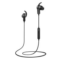 华为(HUAWEI)运动蓝牙耳机 降噪通话跑步磁吸防水无线入耳式 立体声蓝牙耳机 AM60(黑色)