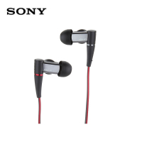 索尼（SONY）XBA-A1AP 入耳式圈铁结合 手机通话耳机 黑色 带耳麦 重低音 HIFI发烧 便携出街
