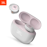 JBL TUNE120 TWS 双耳入耳式真无线蓝牙耳机时尚耳机无线入耳式通用耳塞 T120TWS 粉红白