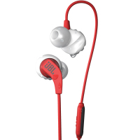 JBL Endurance Run 入耳式有线运动音乐耳机耳麦 可通话绕耳式耳麦 红色