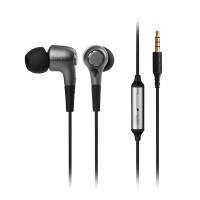 漫步者(EDIFIER) H230P手机耳机入耳式重低音线控通用音乐耳塞带麦 黑色