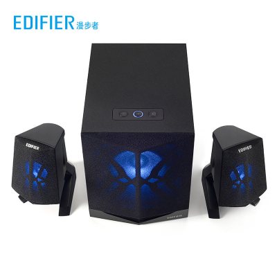漫步者(EDIFIER)X2蓝牙音响家用台式电脑游戏影音重低音炮2.1音箱 黑色