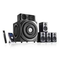 漫步者(EDIFIER) S5.1MKII 发烧级多媒体5.1声道电脑音箱 LCD线控 遥控 全木质低音炮