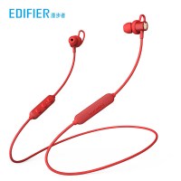 漫步者(EDIFIER) W281BT无线蓝牙耳机挂脖式双耳运动跑步超长待机 红色