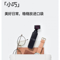 大疆DJI Pocket2灵眸2航拍无人机口袋云台相机 高清增稳vlog4k手持云台 单机版+128G内存卡