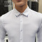 花花公子贵宾衬衫男2017新款韩版修身长袖衬衫时尚休闲衬衣