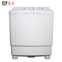 喜力 XPB76-2002SB 7.6公斤双桶双缸洗衣机半自动家用 洗脱分离 省电省水
