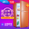 喜力BCD-101 101升小冰箱两门家用租房节能电冰箱 小型双门冰箱