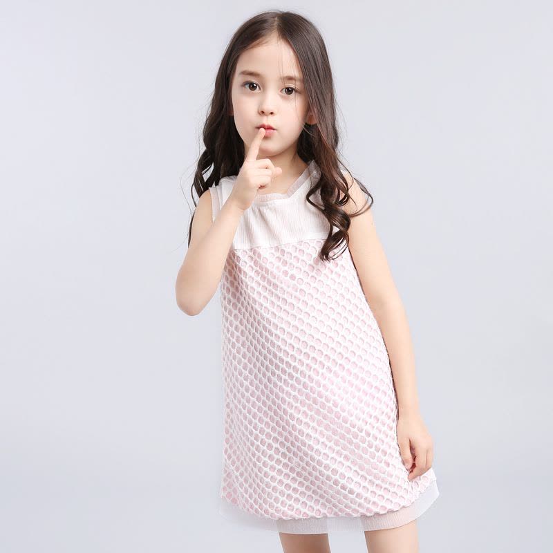 女童连衣裙夏季3公主裙子4中大童装5宝宝夏装6-7-8-9岁儿童背心裙图片