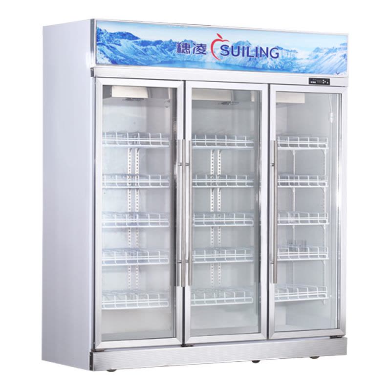 穂凌(SUILING)LG4-1860M3W 无霜风冷豪华立式商用展示柜单温冷藏保鲜冰柜图片