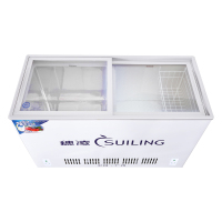 穗凌(SUILING)WT4-400II 商用双温冰柜大容量饮料柜卧式啤酒柜雪糕柜