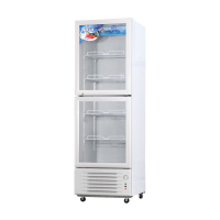 穗凌(SUILING)LG4-348-2 348升单温冷藏立式冷柜上下两门中空玻璃展示冰柜