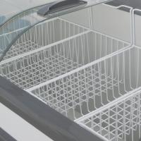穗凌WD4-538超市弧面玻璃卧式冷柜大容量冷藏冷冻海鲜展示雪糕冰柜商用雪柜急冻饺子冷柜