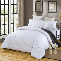 澳尔天奴家纺纯色全棉纯棉印花羊毛被柔软贴身亲肤保暖被芯被子单人双人冬被床上用品