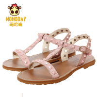 女童凉鞋 牛皮 公主鞋2016夏季儿童学生宝宝小孩中大童鞋韩版潮