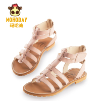 玛哈迪凉鞋 儿童女童凉鞋韩版真皮中大童公主鞋小孩学生夏季2016罗马凉鞋