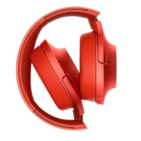 索尼（SONY）MDR-100ABN 头戴式无线蓝牙智能降噪耳机重低音便携出街朱砂红