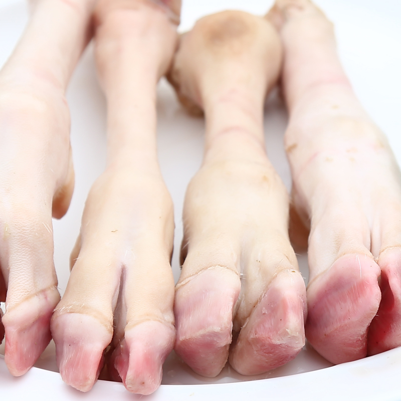 杨巷三品都山荡热卖新鲜羊蹄羊脚羊爪生羊蹄生羊肉烧烤500g