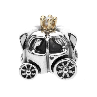 潘多拉 PANDORA 镶嵌皇家马车银饰珍珠串珠 790598P