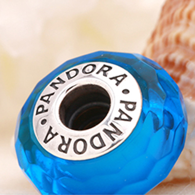 潘多拉PANDORA-琉璃绿色串珠蓝色 791607