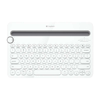 【不含税】罗技（Logitech）K480蓝牙键盘 白色