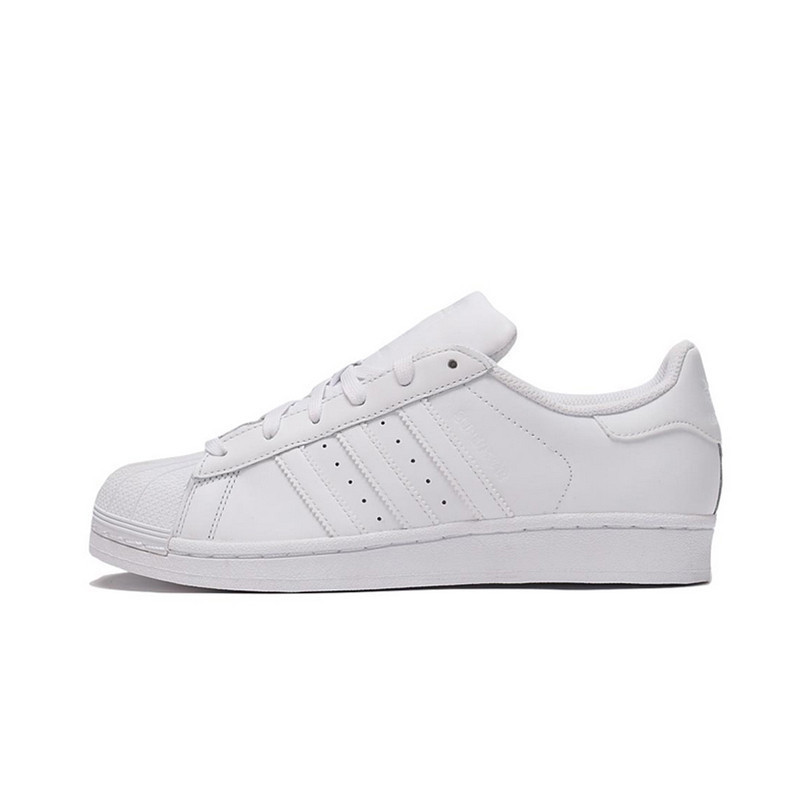 阿迪达斯ADIDAS 贝壳头休闲鞋新款男女情侣款生活系列休闲鞋板鞋C77124