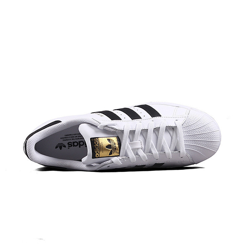 阿迪达斯ADIDAS 贝壳头休闲鞋新款男女情侣款生活系列休闲鞋板鞋C77124