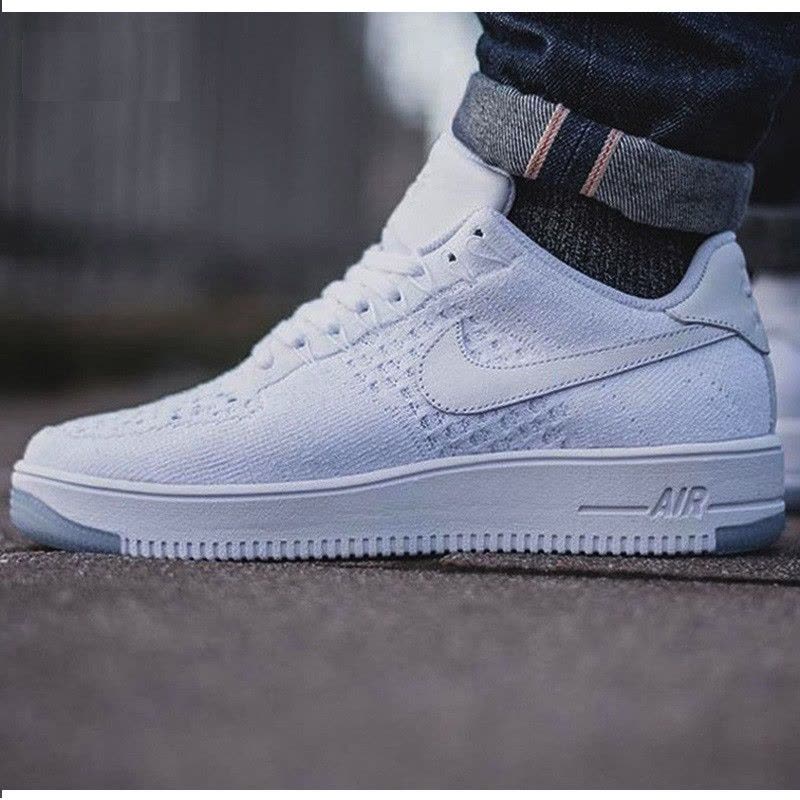 耐克Nike Air Force 1 空军一号 AF1 网面透气休闲运动鞋夏季低帮板鞋817419-001图片