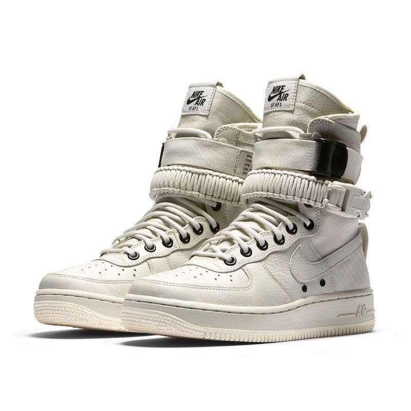 正品Nike Air Force 1军事空军一号 AF1军绿色休闲高帮板鞋859202-339 857872-001图片