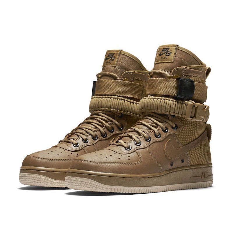 正品Nike Air Force 1军事空军一号 AF1军绿色休闲高帮板鞋859202-339 857872-001图片