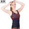 KW SPORTS 加厚印花运动瑜珈背心女2015秋冬季瑜珈服健身房跑步服