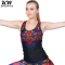 KW SPORTS 加厚印花运动瑜珈背心女2015秋冬季瑜珈服健身房跑步服