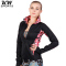 KW SPORTS 秋冬季长袖紧身短外套女跑步健身运动瑜伽夹克上衣茄克