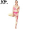 KW SPORTS 正品牌2015秋冬季经典印花款女士健身服瑜伽服套装背心