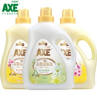 AXE/斧头牌衣物护理柔顺剂鲜花+百合香 3LX3瓶淡淡清雅持久留香