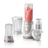 飞利浦（Philips） 料理机 家用多功能便携式迷你mini榨汁机搅拌机切碎带过滤网可拆卸 HR2874/00