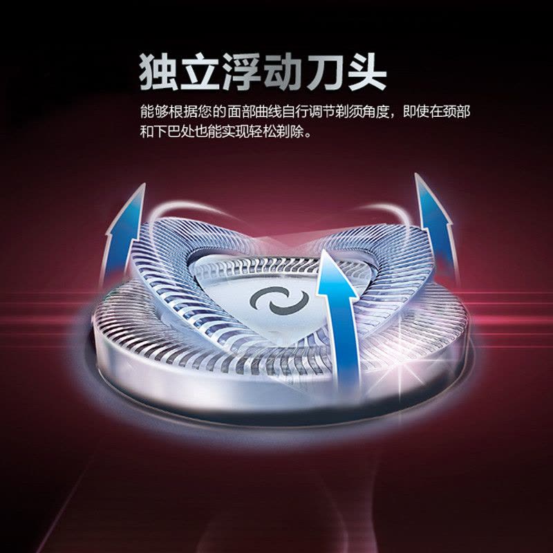 飞利浦(Philips)电动剃须刀PQ182/16充电式无线刮胡刀原装正品旋转式双刀头图片