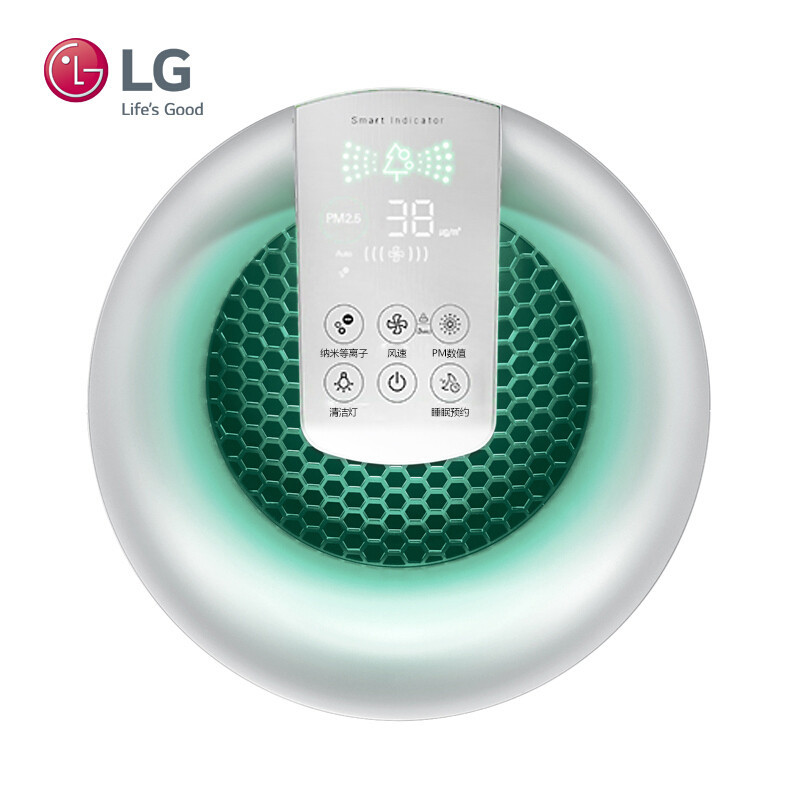 LG PS-W309WI韩国进口家用空气净化器 高效净化室内甲醛PM2.5