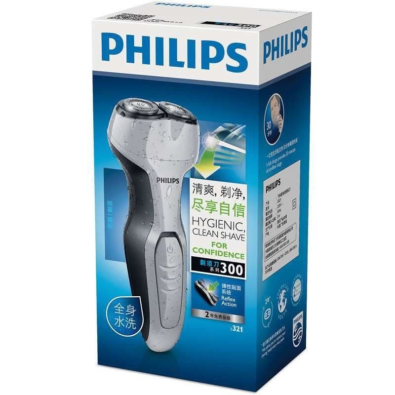 飞利浦（Philips）电动剃须刀S300 充电式男士电动刮胡刀 全身水洗图片