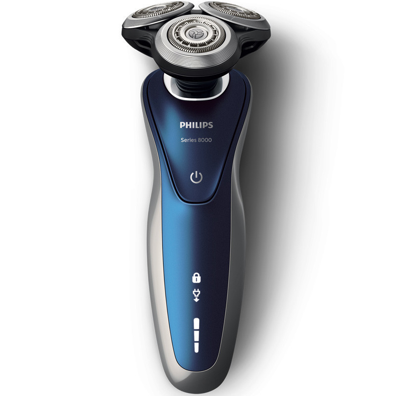 飞利浦(Philips)电动剃须刀 S8980 男士充电式三刀头电动刮胡刀全身水洗胡须刀