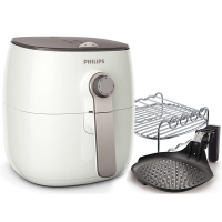 飞利浦（Philips）空气炸锅家用智能低脂肪真空无油电炸锅大容量2.4L微电脑式薯条机 HD9627/21附带鱼盘烤架