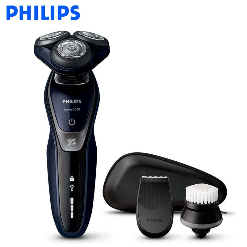 飞利浦（PHILIPS） 电动剃须刀 S5570/43 干湿两用三刀头全身水洗 充电旋转式刮胡刀