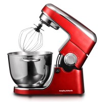 摩飞电器（Morphyrichards）MR9030和面机辅食料理机小型搅拌揉面机全自动多功能 英伦红3-5人70