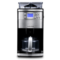 摩飞电器（Morphyrichards）MR4266咖啡机全自动磨豆家用办公室咖啡壶蒸汽式美式咖啡机