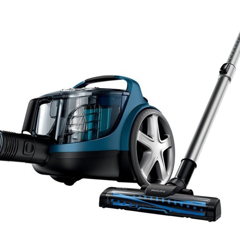 飞利浦（PHILIPS）猎豹系列 FC5986/81 大功率地毯式强力柔和静音卧式家用吸尘器 牛仔蓝