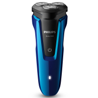 飞利浦（Philips） 电动剃须刀 S1050/02 干湿两用三刀头全身水洗 充电旋转式刮胡刀 星空蓝