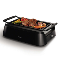飞利浦（Philips）HD6371/91家用1500w电烤炉烧烤炉少烟电烤盘烤肉锅铁板烧家用牛排机烧烤机 防粘炙烤架